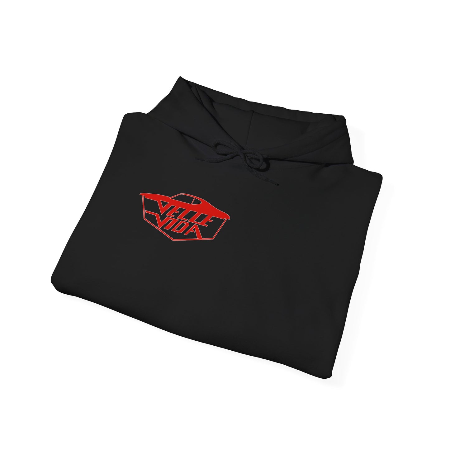 Unisex Heavy Blend™ Hooded Red Velle Vida Logo Sweatshirt