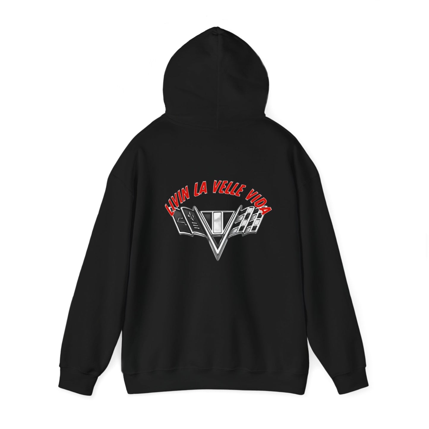 Unisex Heavy Blend™ Hooded Yellow Velle Vida Logo Sweatshirt