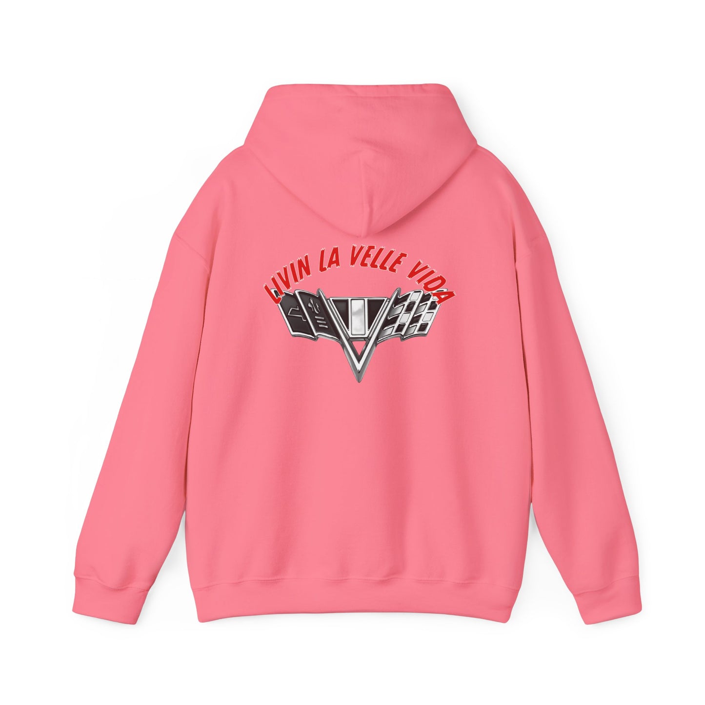 Unisex Heavy Blend™ Hooded Green Velle Vida Logo Sweatshirt