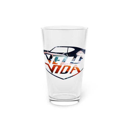 VELLE VIDA LOGO Pint Glass, 16oz