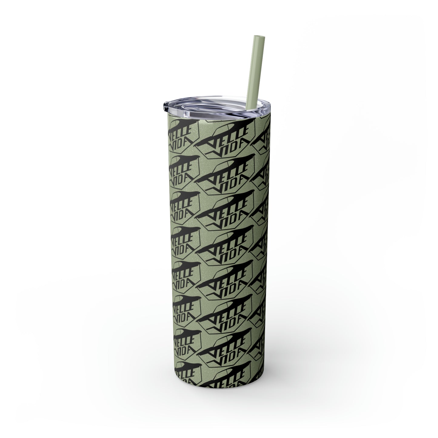 VELLE VIDA Skinny Tumbler with Straw, 20oz