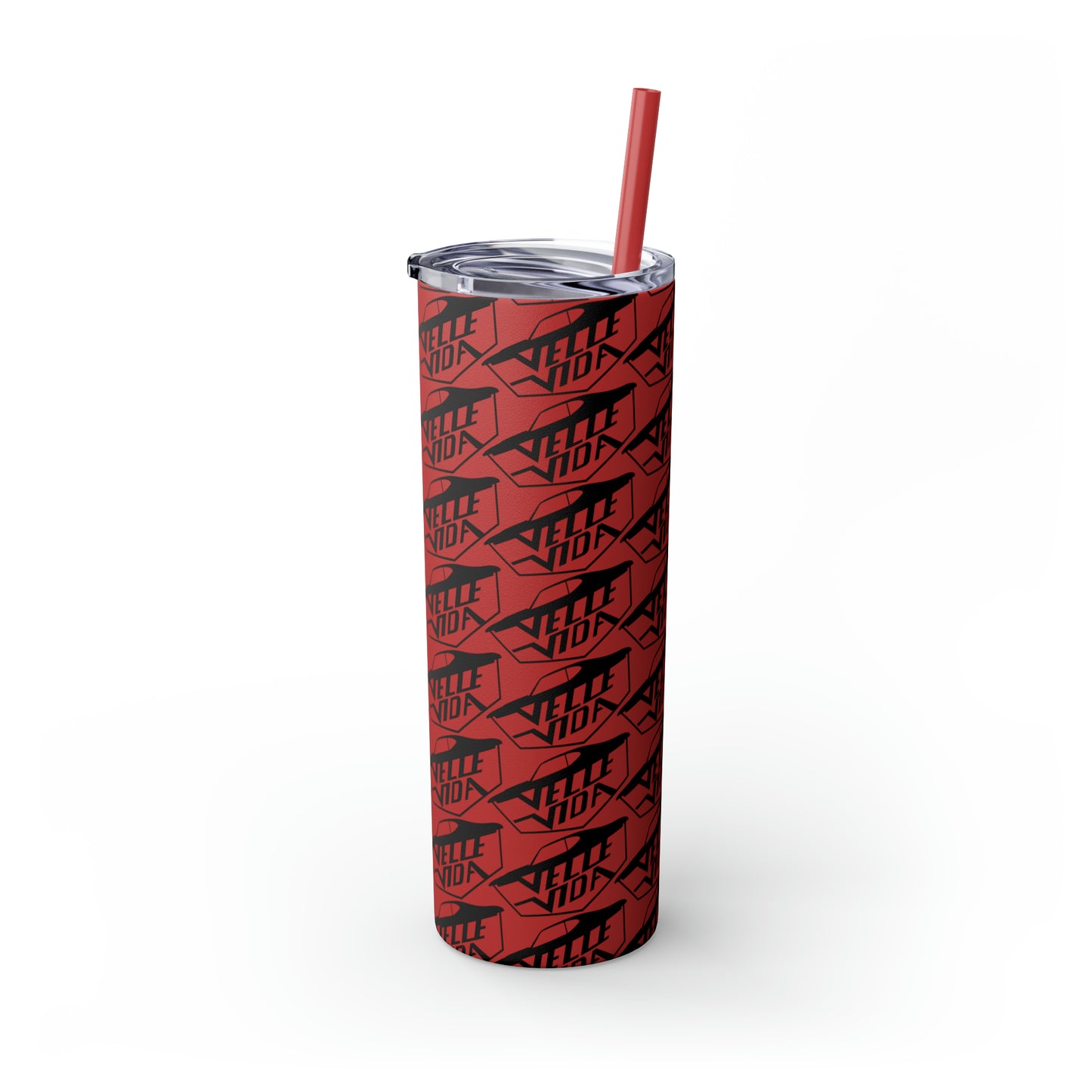 VELLE VIDA Skinny Tumbler with Straw, 20oz