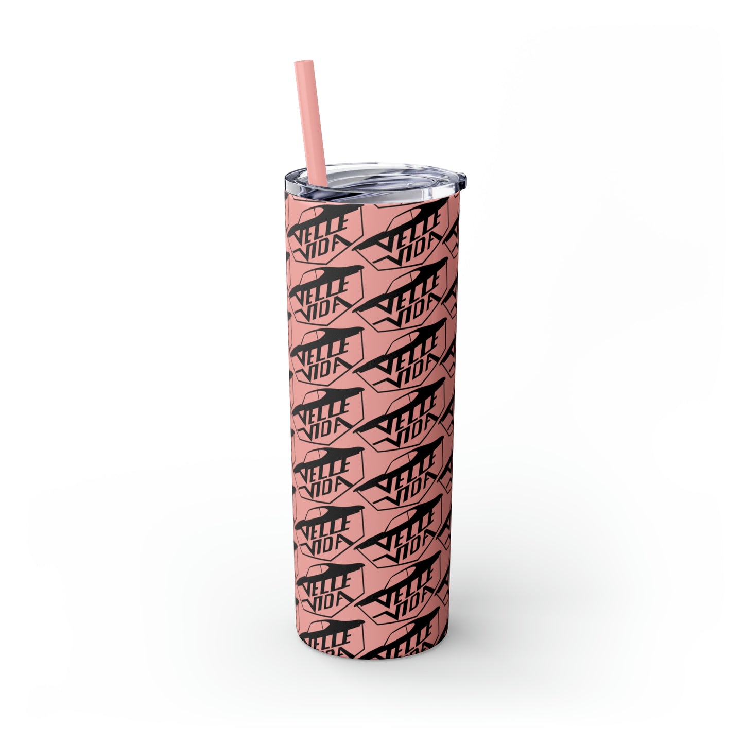 VELLE VIDA Skinny Tumbler with Straw, 20oz