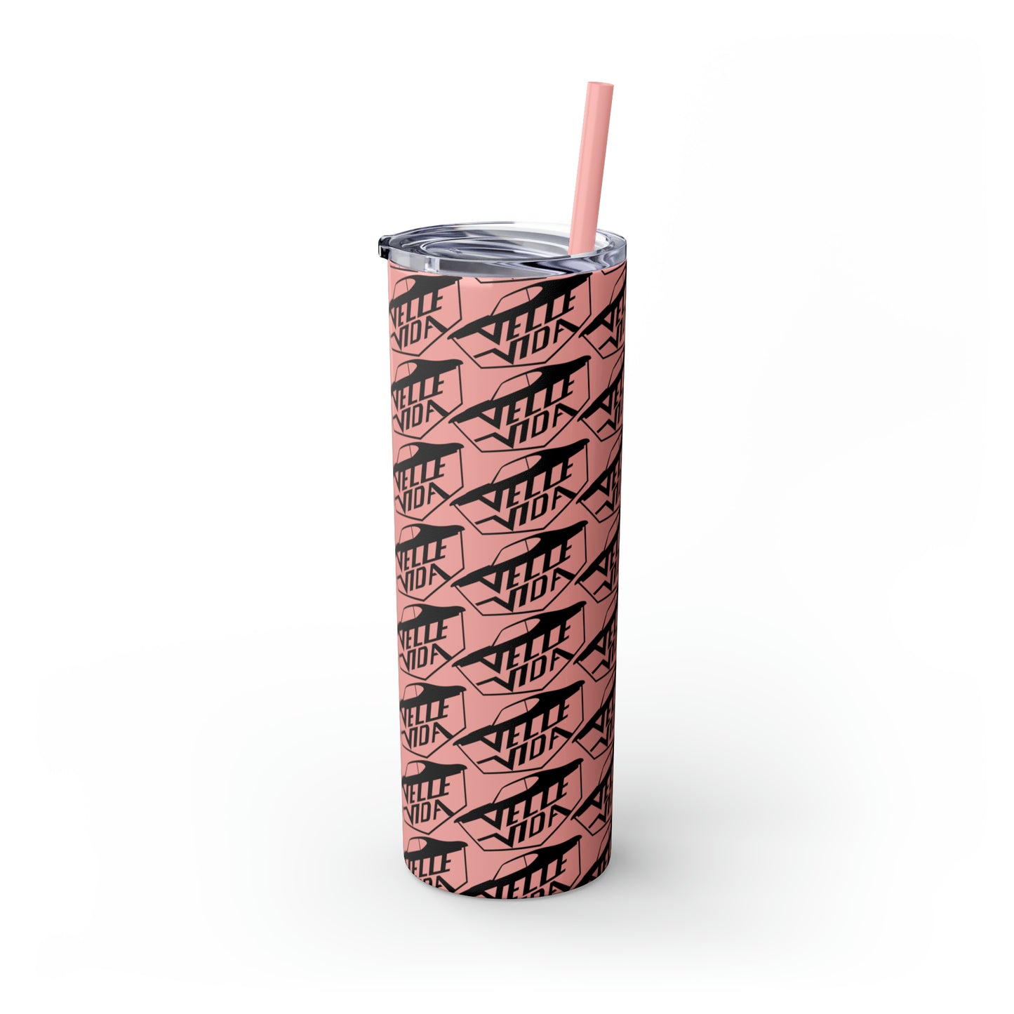 VELLE VIDA Skinny Tumbler with Straw, 20oz