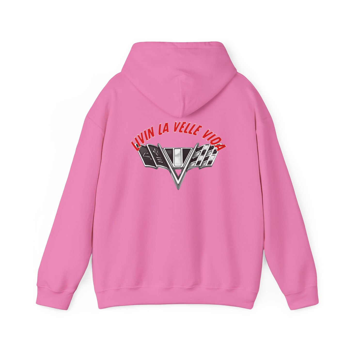 Unisex Heavy Blend™ Hooded Green Velle Vida Logo Sweatshirt