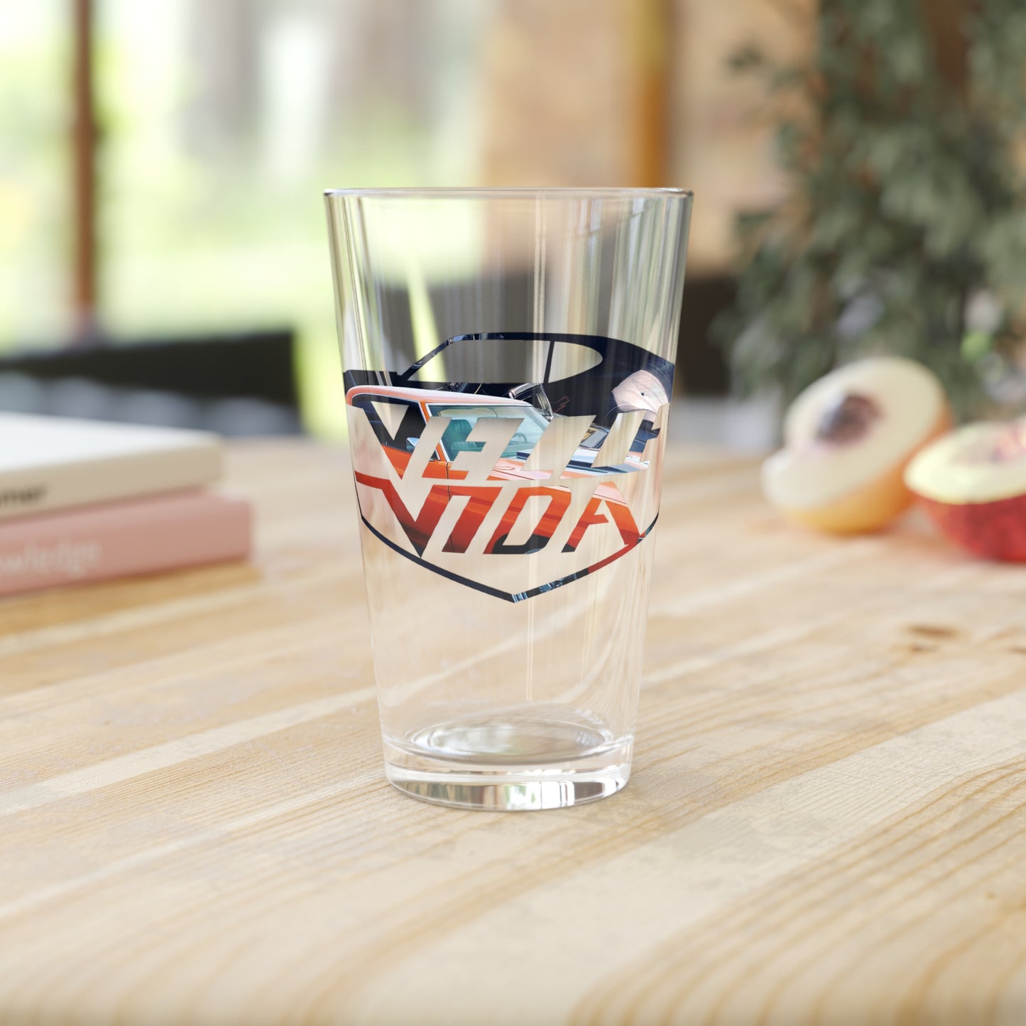 VELLE VIDA LOGO Pint Glass, 16oz